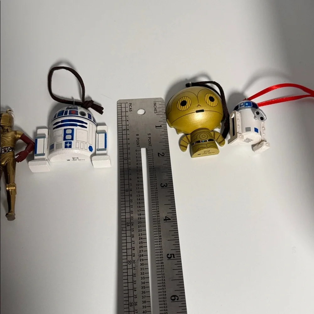Star‎ Wars Droid Ornament Set - Gold, White, Blue